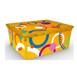 Коробка из пластика 18 л.,8409BUB, 40х34х17 см., Италия