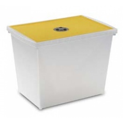 Коробка из пластика 36 л. 8606, 45х30х33 см. цвет в ассортименте, A.B.M.-  Италия