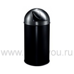 Бак для мусора круглый, цвет черный , 20 л., 33 х 63 см.