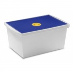 Коробка из пластика 24 л. 45х30х21 см. цвет в ассортименте, A.B.M.-  Италия